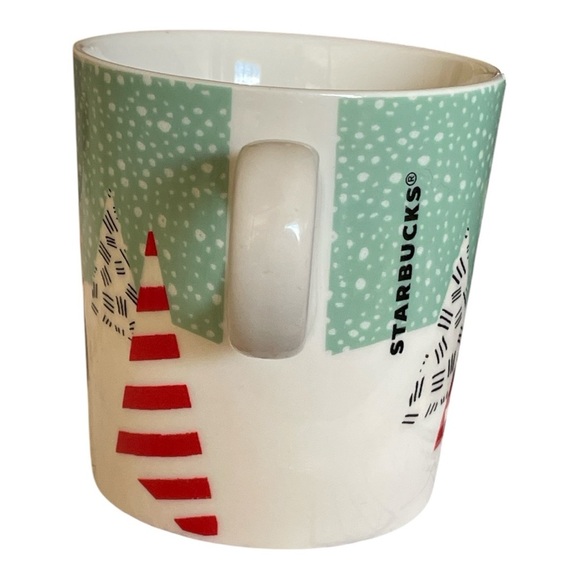 Starbucks 2016 Holiday Coffee Penguin Christmas Mug Cup 10 oz - Picture 3 of 5